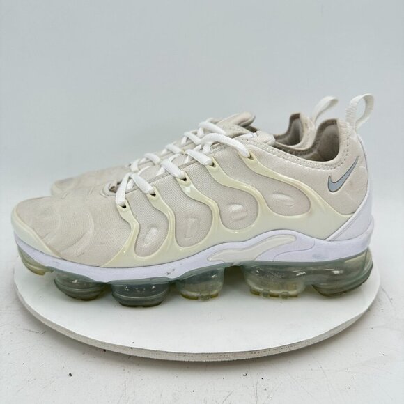 Nike Other - Nike Air Vapormax Plus Men Size 8.5 924453-100 White Pure Platinum Training Shoe